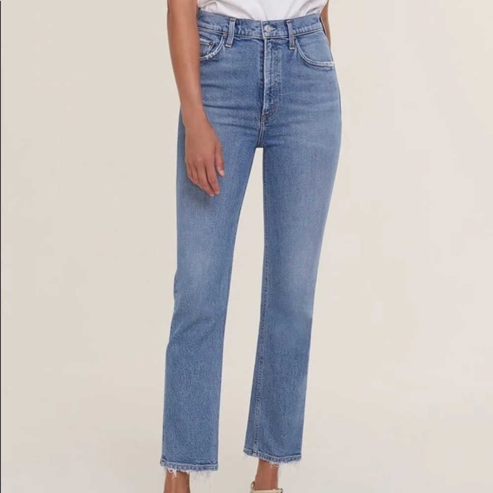 Agolde Wilder Jean in Cascadia